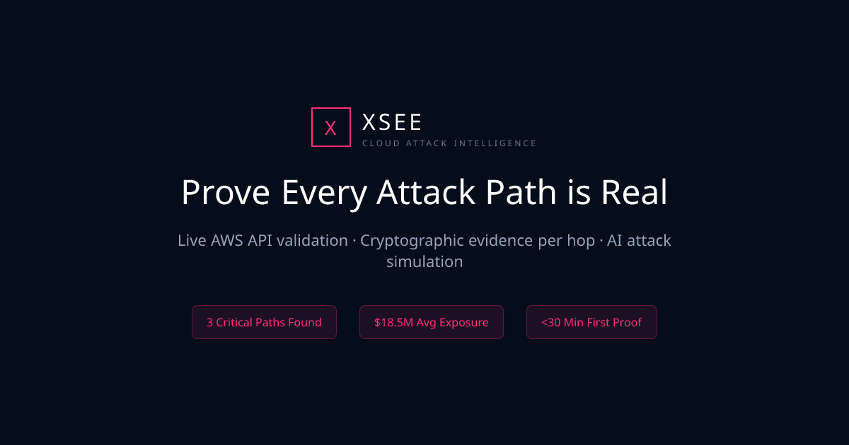 XSEE — Stop guessing. Prove the breach.